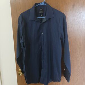 Men's Awearness Kenneth Cole dress shirt size 16 34/35 non iron slim fit